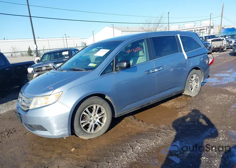 2012 Honda Odyssey Ex from USA, damaged, VIN 5FNRL5H46CB072121